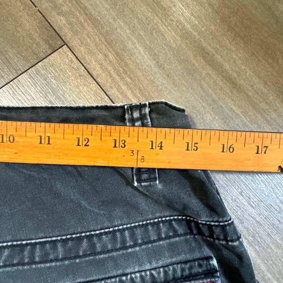 JNCO Commando Army Twill Cargo Pants Mens 32x30 Black Baggy Wide Leg M-1365TA - Picture 13 of 15